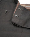HUGO BOSS - Solid Hunter Green Flat Front Dress Pants - 33W