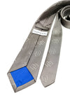$165 OVADIA & SONS - Silver & White 'Art Deco' Geometric - Tie