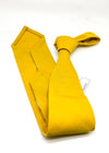 $165 OVADIA & SONS - PURE WOOL Yellow Woven Solid - Tie