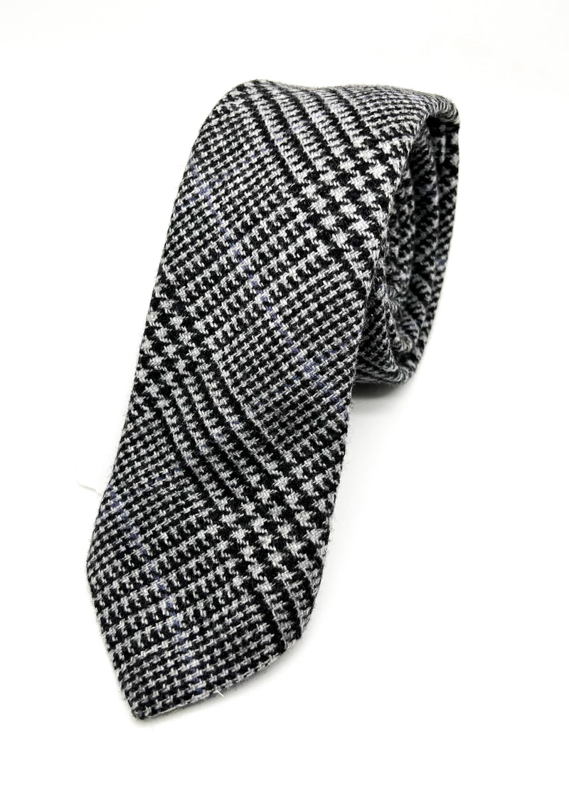 BROOKS BROTHERS BLACK FLEECE -By THOM BROWNE Cashmere Blend Check- Tie