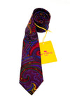 $260 ETRO - Vibrant Multi-Color Bold Paisley 3.25" - Tie