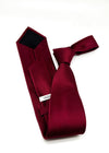 $225 VALENTINO GARAVANI -Burgundy Horizontal Stripe *CLOSET STAPLE* 3.25"- Tie