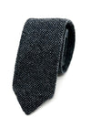 $395 BRUNELLO CUCINELLI - Pure CASHMERE Gray Knit Tie 2.25" - Tie