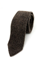 $395 BRUNELLO CUCINELLI - Pure CASHMERE Brown Knit Tie 2.25" - Tie