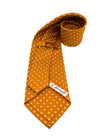 $230 E. MARINELLA - NAPOLI *Hand Made* Pumpkin Floral SILK 3.5" - Tie