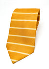$230 E. MARINELLA - NAPOLI *Hand Made* Orange Horizontal Stripe 3.5" - Tie