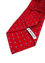 $230 E. MARINELLA - NAPOLI *Hand Made* Red Polka Dot 3.5" - Tie