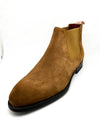 MAGNANNI - Snuff Suede Round Toe 'Rubber Sole' Chelsea Boots - 9