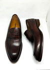 MAGNANNI - "MADE IN SPAIN" Brown Round Toe Penny Loafers - 8