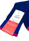 MARCOLIANI - Blue & Pink "FULL COLOR" MADE IN ITALY Cotton Socks - N/A