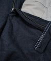 INCOTEX - Logo Tassel Blue Gray Slim Fit Flannel Plaid Dress Pants - 38W