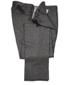 INCOTEX - Logo Tassel Gray Slim Fit Flannel Dress Pants Super 100’s - 33W