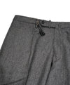INCOTEX - Logo Tassel Gray Slim Fit Flannel Dress Pants Super 100’s - 33W