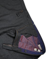 INCOTEX - Logo Tassel Gray Slim Fit Light Flannel Dress Pants Super 100’s - 37W