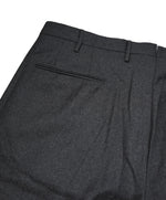 INCOTEX - Logo Tassel Gray Slim Fit Light Flannel Dress Pants Super 100’s - 37W