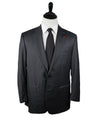 ISAIA - Aquaspider 160’s "Nuova Base S” Charcoal 2-Button Suit - 44R