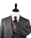 ISAIA - Aquaspider Base “Sanita” Charcoal 2-Button Suit - 42S