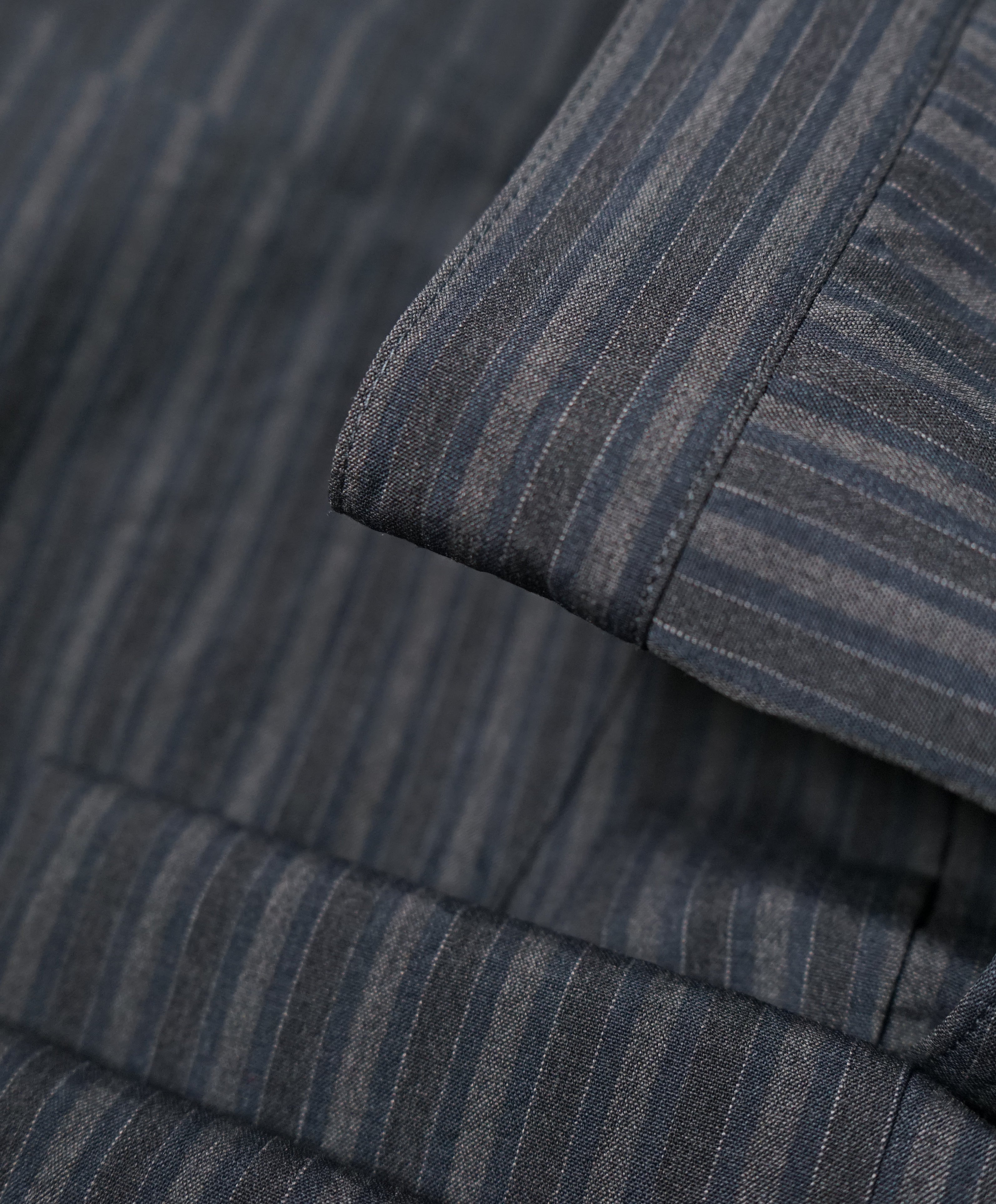JOHN VARVATOS - Bold Fashion Stripe Wool Blend 5-Pocket Dress Pants - 36R