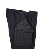 JOHN VARVATOS - Bold Fashion Stripe Wool Blend 5-Pocket Dress Pants - 36R
