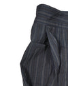 JOHN VARVATOS - Bold Fashion Stripe Wool Blend 5-Pocket Dress Pants - 36R