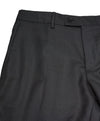 JOHN VARVATOS - Brown & Blue Micro Check Flat Front Dress Pants - 32W