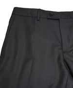 JOHN VARVATOS - Brown & Blue Micro Check Flat Front Dress Pants - 32W