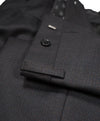 JOHN VARVATOS - Brown & Blue Micro Check Flat Front Dress Pants - 32W