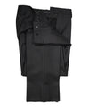 JOHN VARVATOS - Brown & Blue Micro Check Flat Front Dress Pants - 32W
