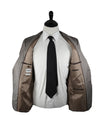 ARMANI COLLEZIONI - Gray & Brown Blue Windowpane Suit “G Line” - 42R