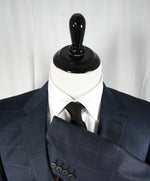 BURBERRY LONDON - Made In Italy Green & Blue Bold Plaid Suit - 36S