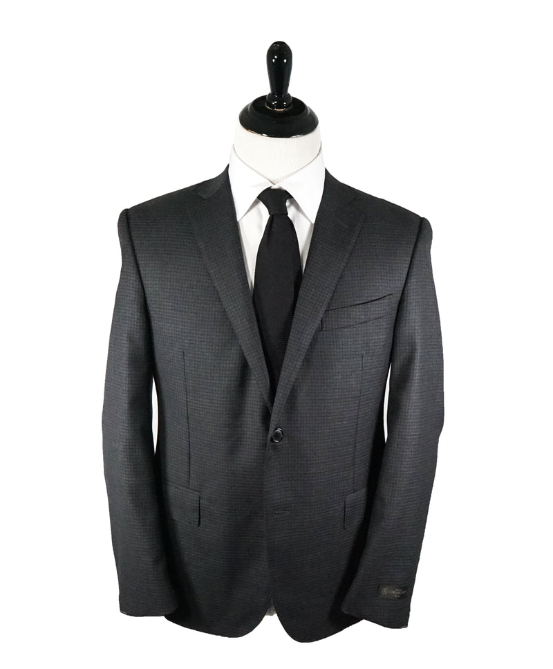 CORNELIANI - Gray Micro Check Super Fine Wool 17,75 Microns - 40R