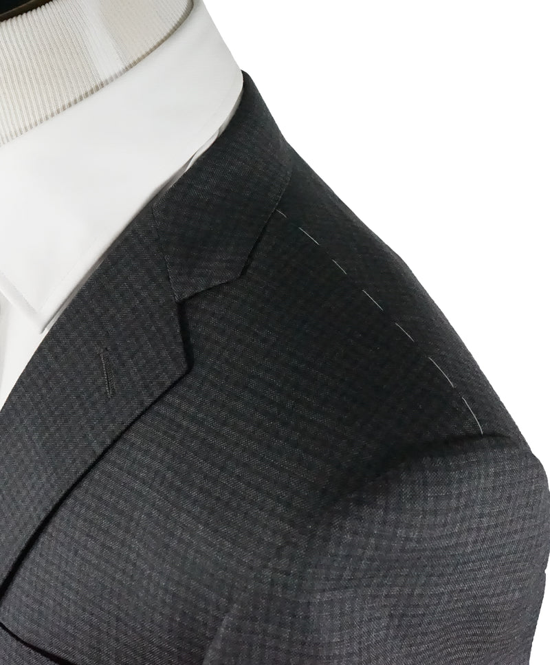 CORNELIANI - Gray Micro Check Super Fine Wool 17,75 Microns - 40R