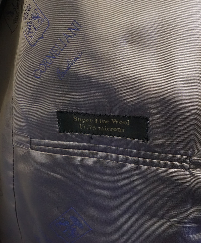 CORNELIANI - Gray Micro Check Super Fine Wool 17,75 Microns - 40R