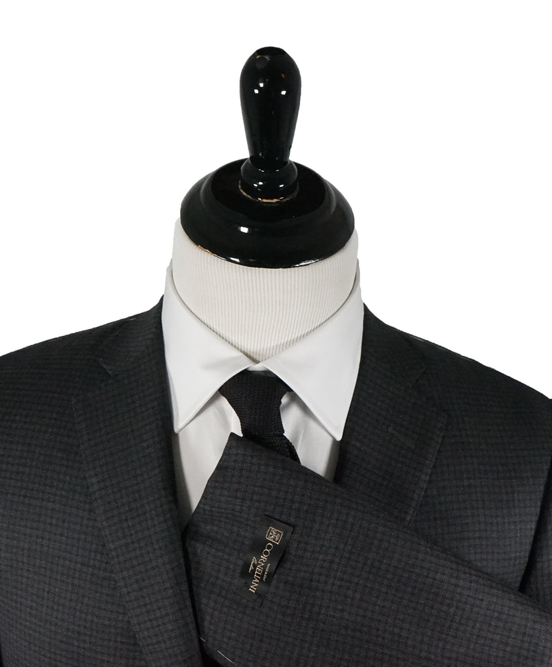 CORNELIANI - Gray Micro Check Super Fine Wool 17,75 Microns - 40R