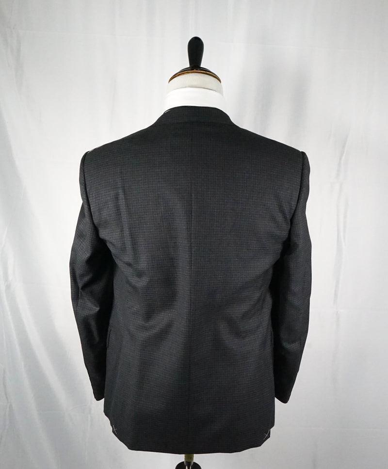 CORNELIANI - Gray Micro Check Super Fine Wool 17,75 Microns - 40R
