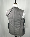 LARDINI - Unlined Salt & Pepper Diamond Weave Light Suit - 38R