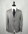 LARDINI - Unlined Salt & Pepper Diamond Weave Light Suit - 42R