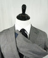 LARDINI - Unlined Gray & Blue Prince of Wales Light Suit - 36R