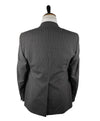 LARDINI - Wide Peak Lapel 1-Button Chalk Stripe Suit - 42R