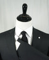 LUIGI BIANCHI MANTOVA - Made In Italy Gray Peak Lapel Pick Stitching Suit- 38R