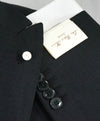 LUIGI BIANCHI MANTOVA - Made In Italy Gray Peak Lapel Pick Stitching Suit- 38R