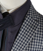 LUIGI BIANCHI MANTOVA -Vested Coat Blazer Pure Wool Check - 46R