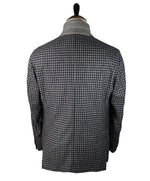 LUIGI BIANCHI MANTOVA -Vested Coat Blazer Pure Wool Check - 46R