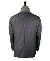LUIGI BIANCHI MANTOVA - "SLIM" Vested Coat Blazer Pure Wool Check - 46R