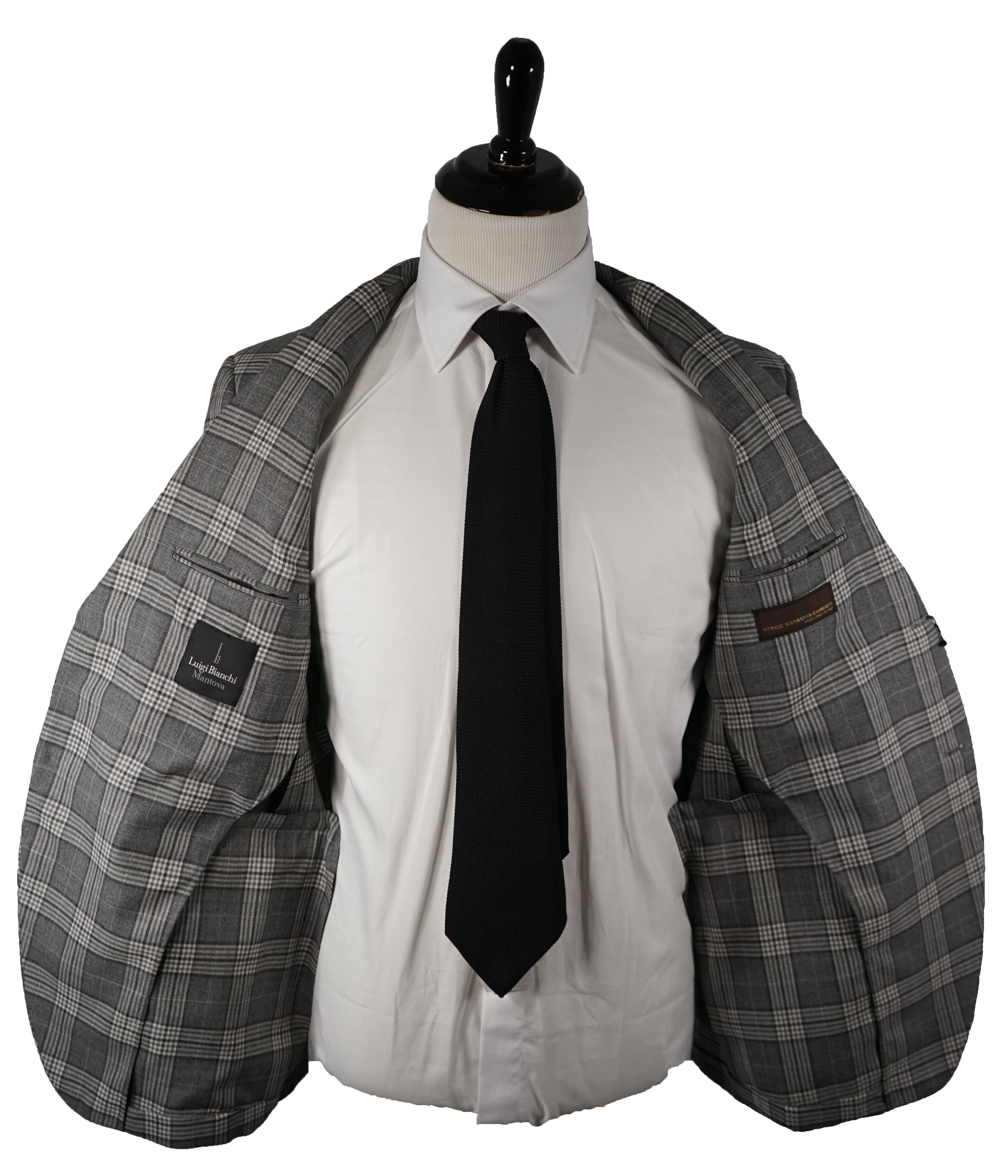 LUIGI BIANCHI MANTOVA -Vitale Barberis Canonico Unlined Bold Plaid Suit- 40R