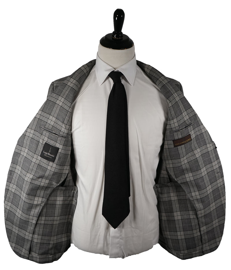 LUIGI BIANCHI MANTOVA -Vitale Barberis Canonico Unlined Bold Plaid Suit- 40R
