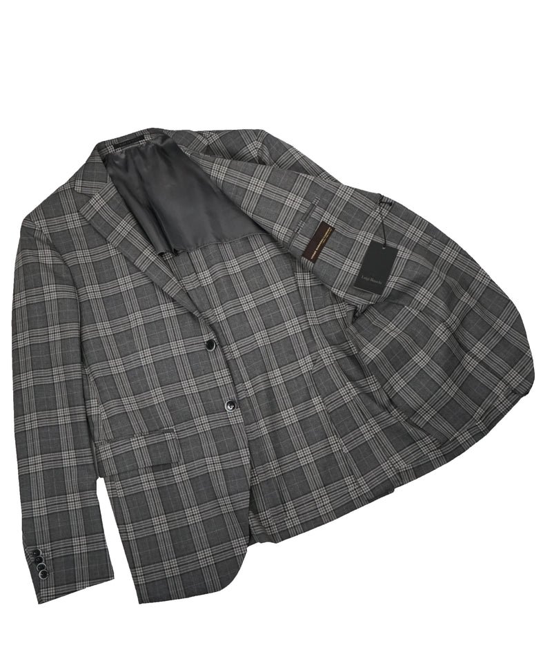 LUIGI BIANCHI MANTOVA -Vitale Barberis Canonico Unlined Bold Plaid Suit- 40R
