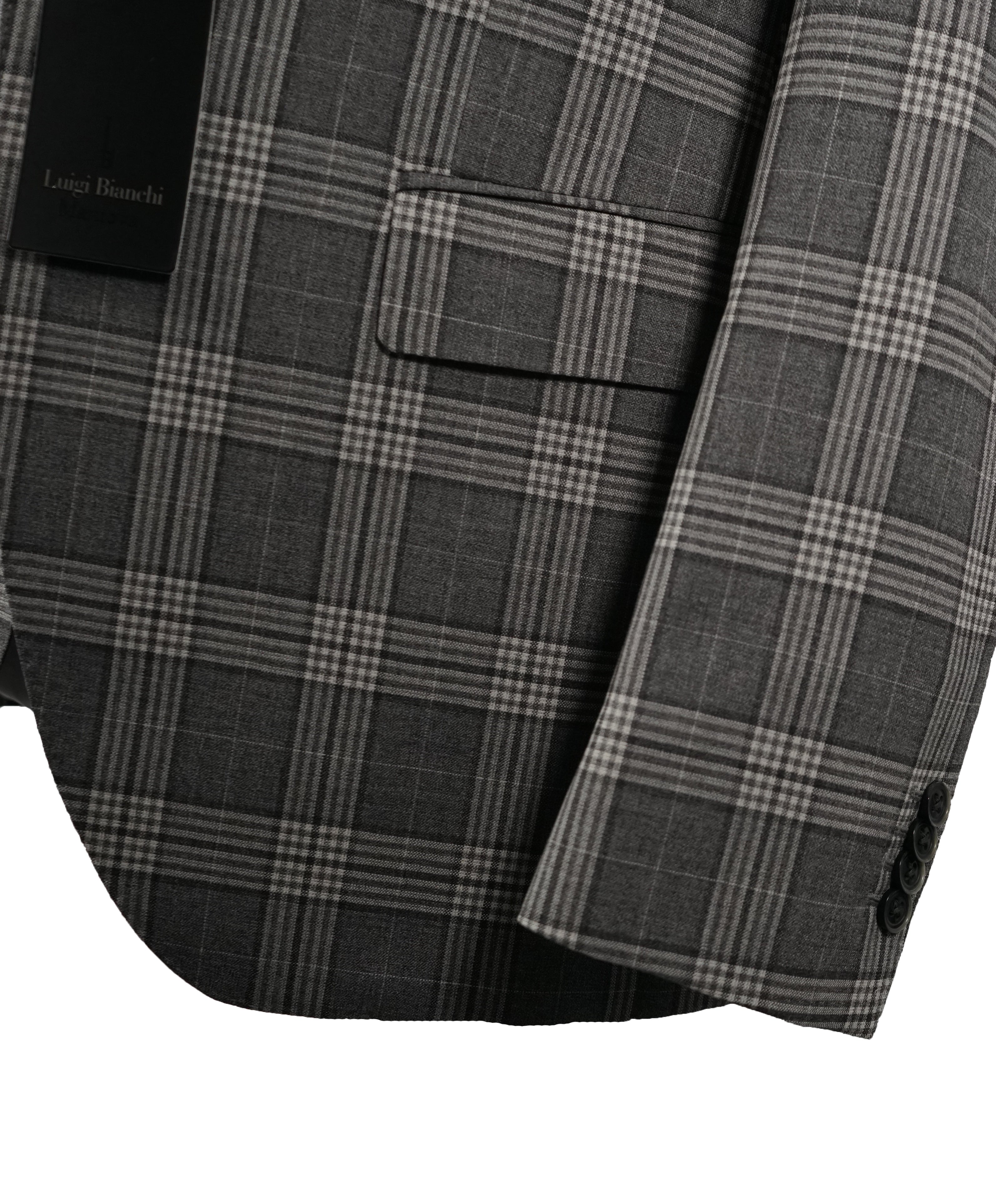 LUIGI BIANCHI MANTOVA -Vitale Barberis Canonico Unlined Bold Plaid Suit- 40R