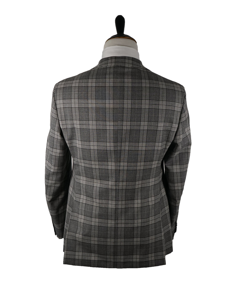 LUIGI BIANCHI MANTOVA -Vitale Barberis Canonico Unlined Bold Plaid Suit- 40R