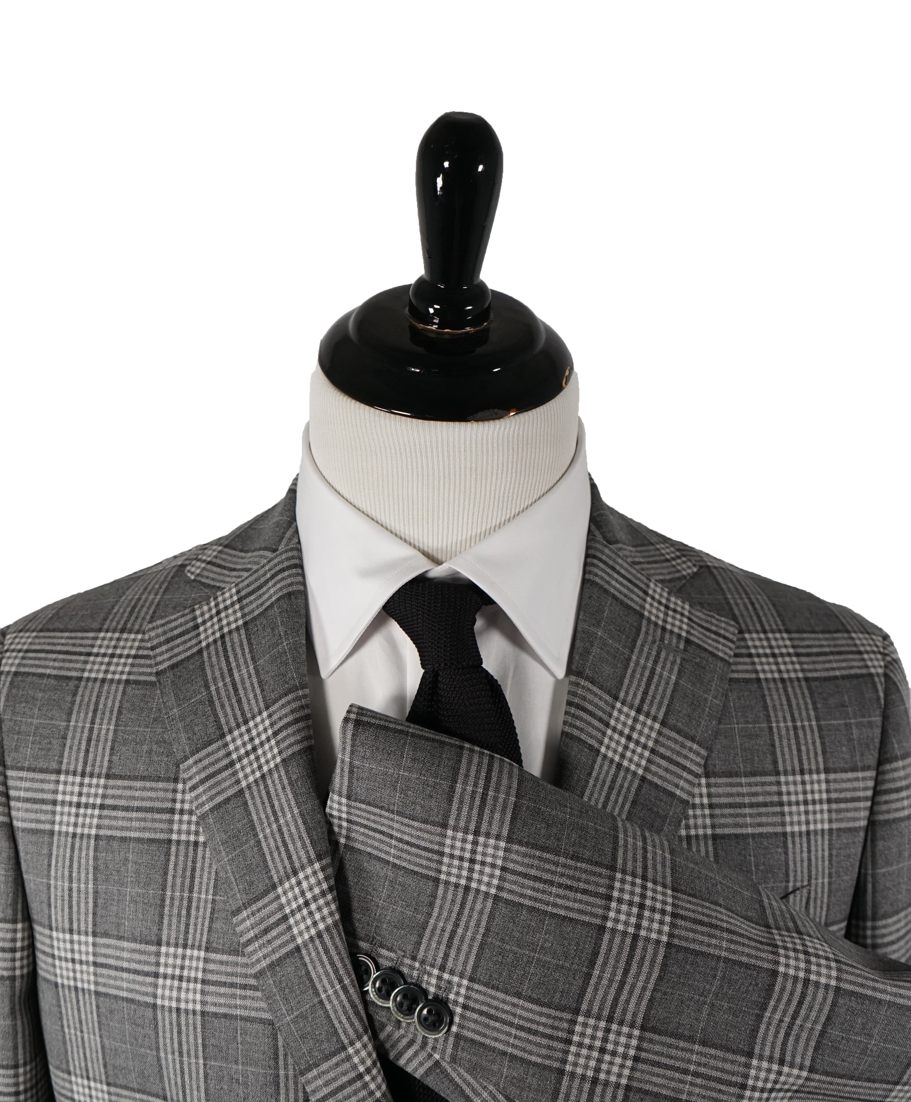 LUIGI BIANCHI MANTOVA -Vitale Barberis Canonico Unlined Bold Plaid Suit- 40R